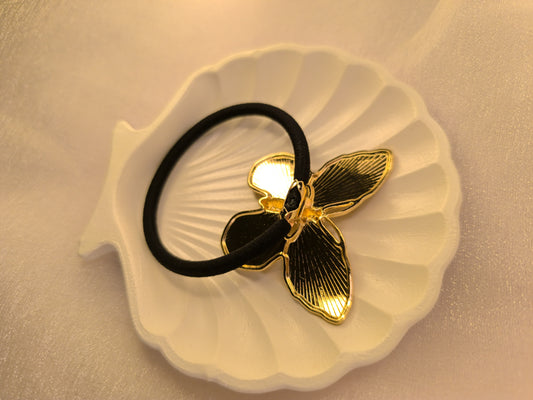 Golden Monarch Hair Tie – Bold Butterfly Statement