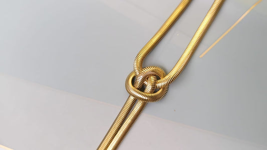 Cleopetra Snake Pendant Necklace