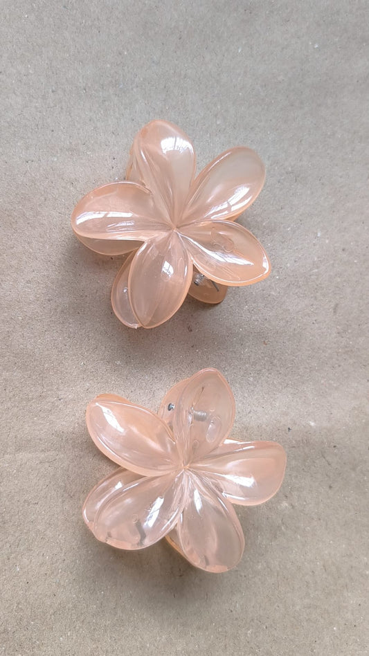 Pastel Flower Claw Clip - Big Size