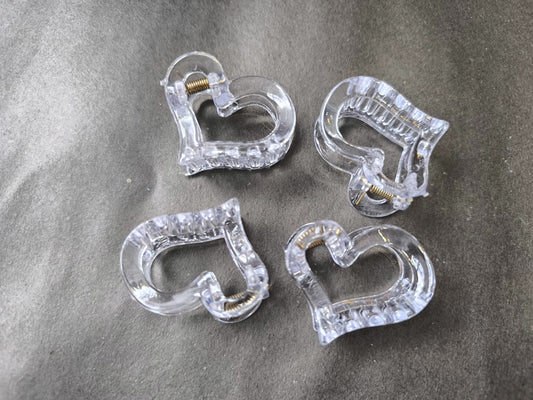 Crystal Heart Mini Clips – LoveLock Edition