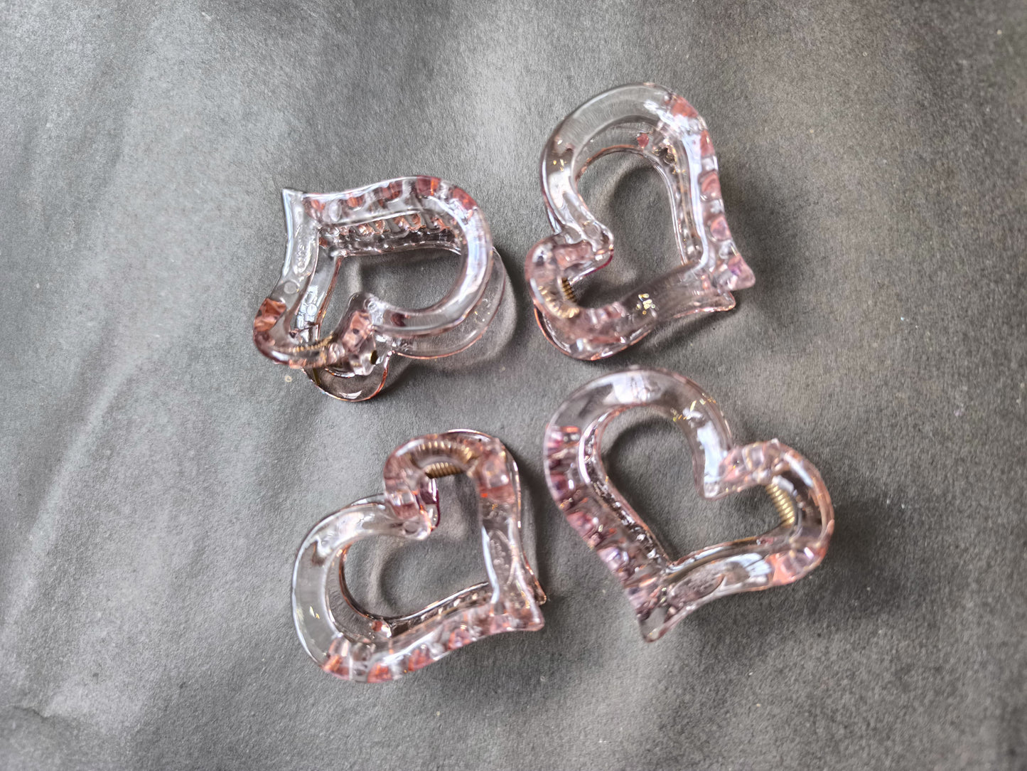 Crystal Heart Mini Clips – LoveLock Edition