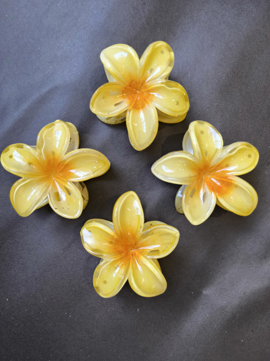Tropical Bloom Claw Clips – Island Girl