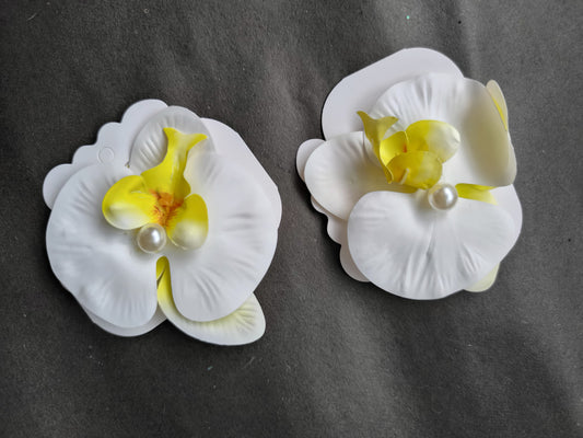 Orchid Flower Hair Clip