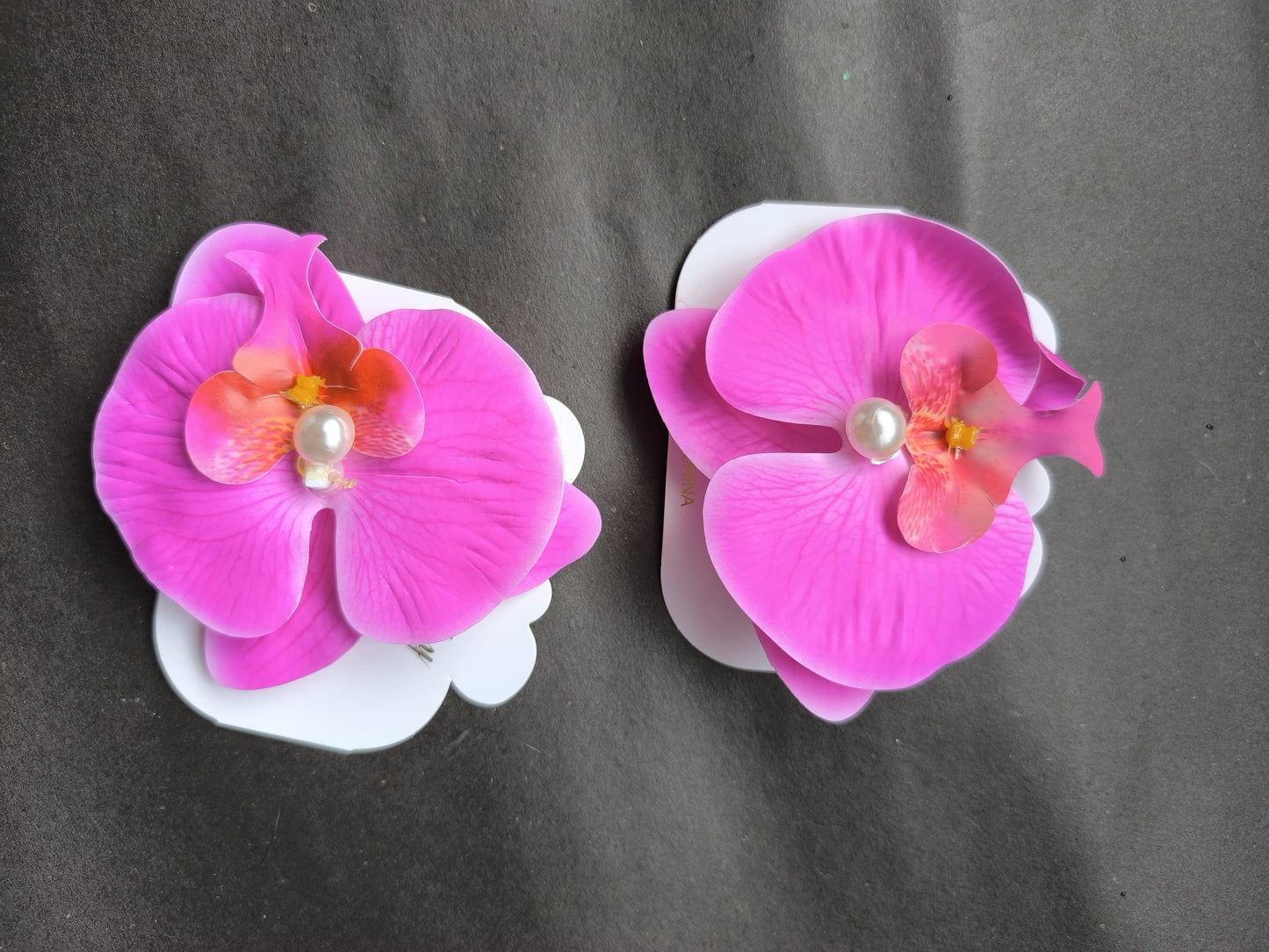 Orchid Flower Hair Clip