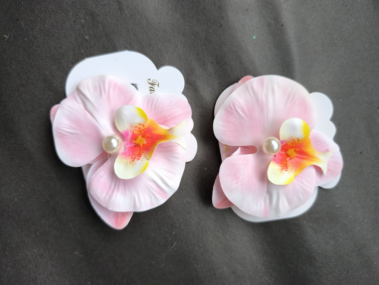 Orchid Flower Hair Clip