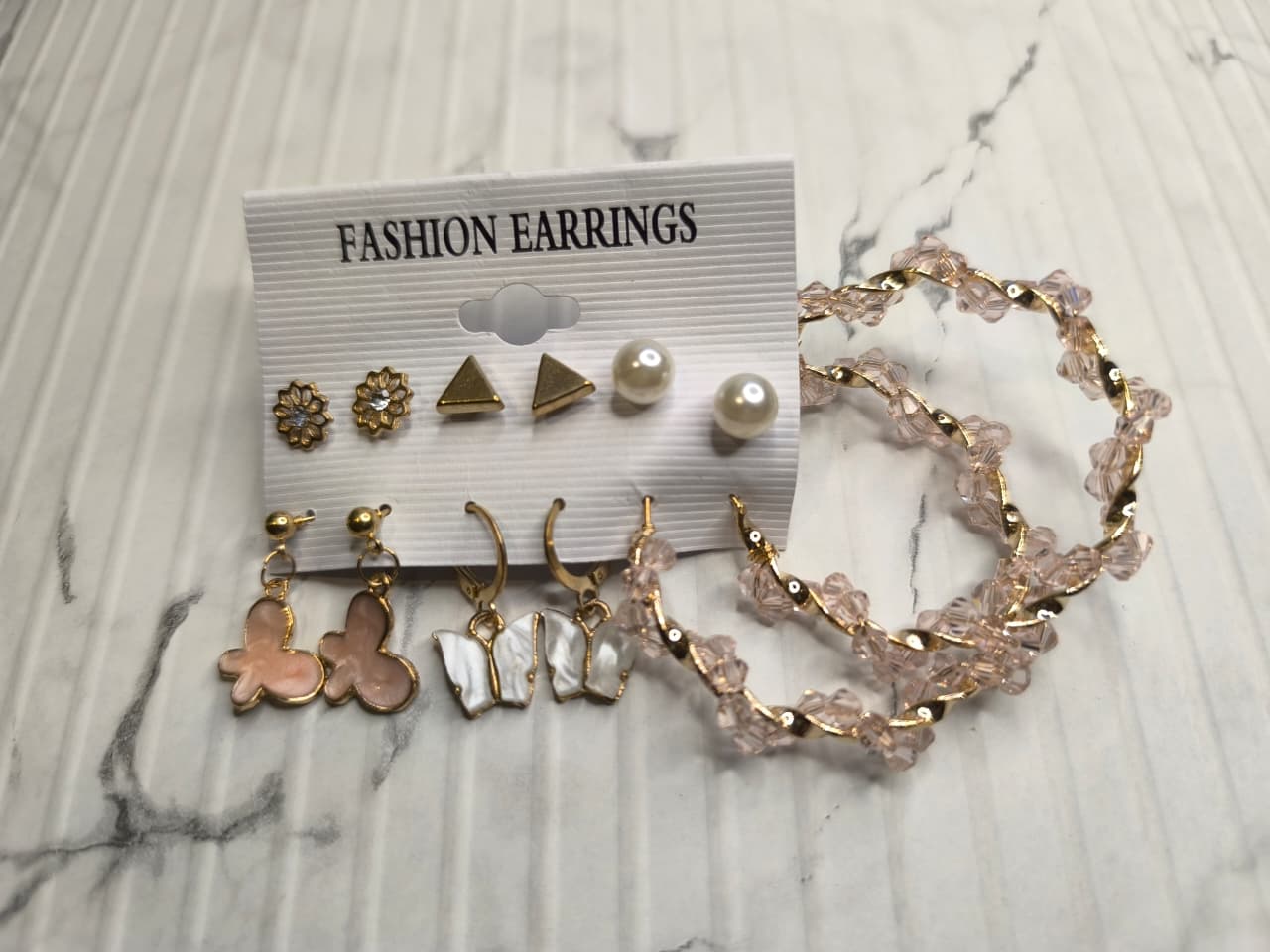 Pretty Summer Girl- 6 Earring Combo