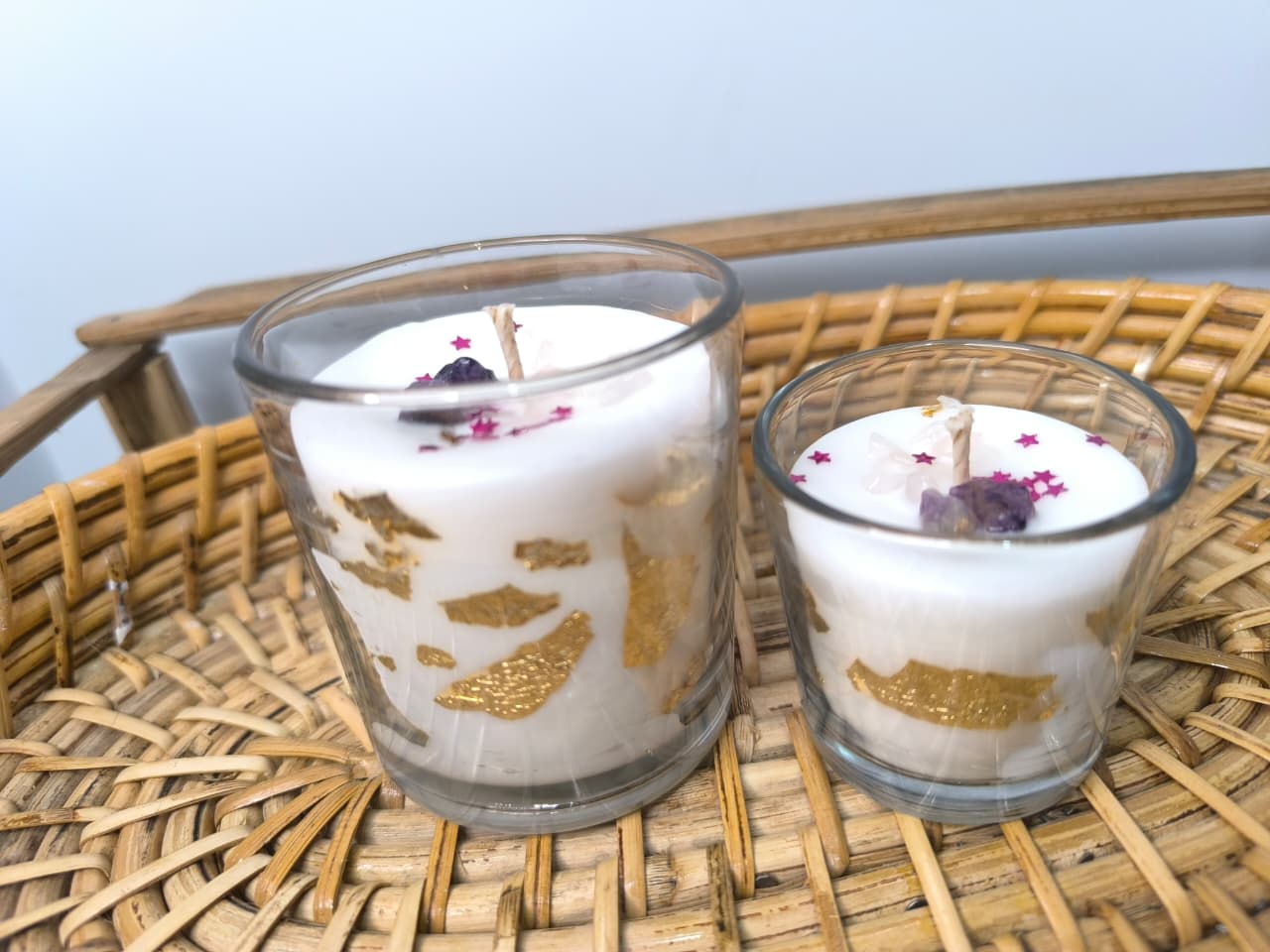 Golden Sparkle Jar Candle