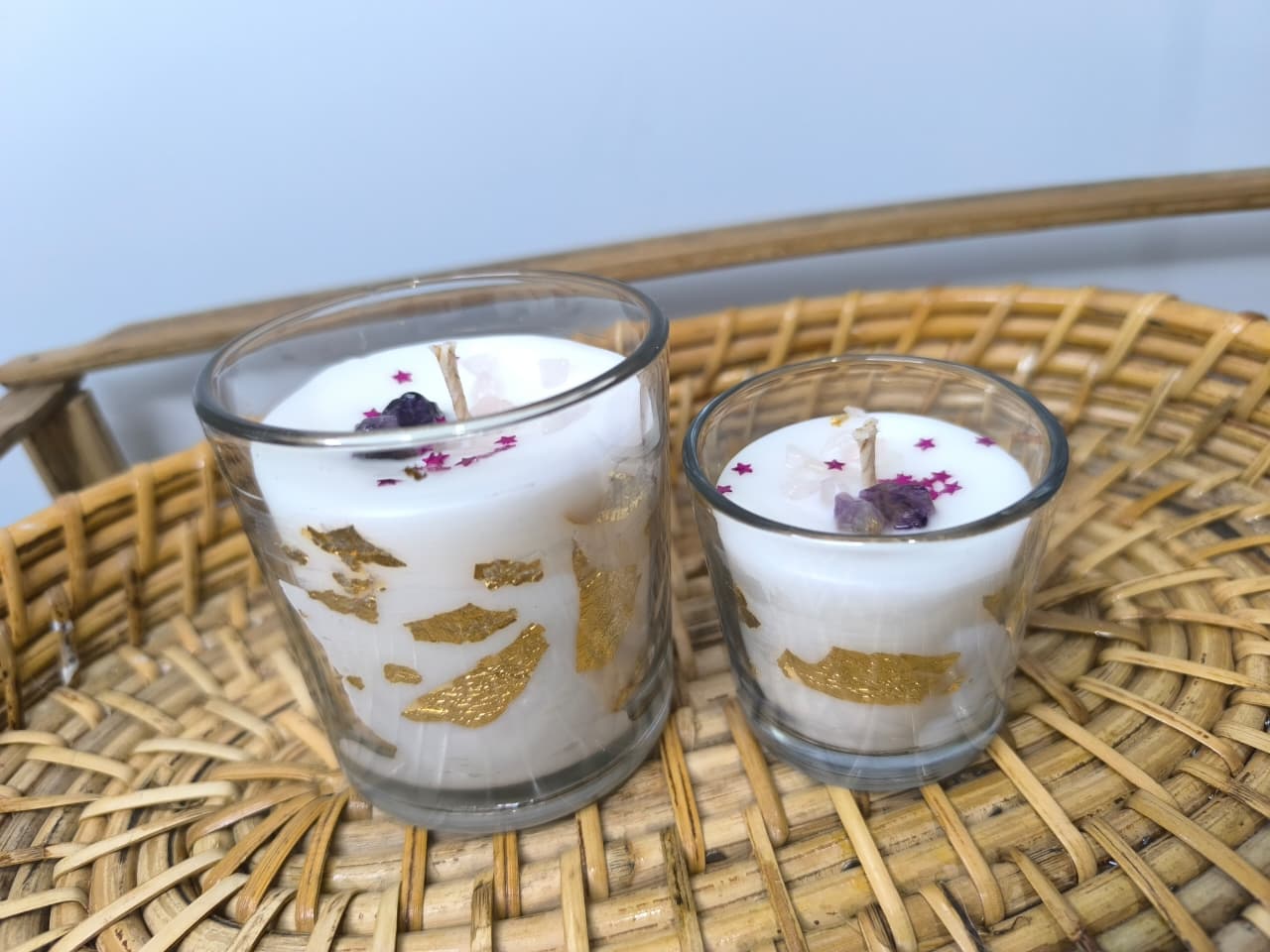 Golden Sparkle Jar Candle