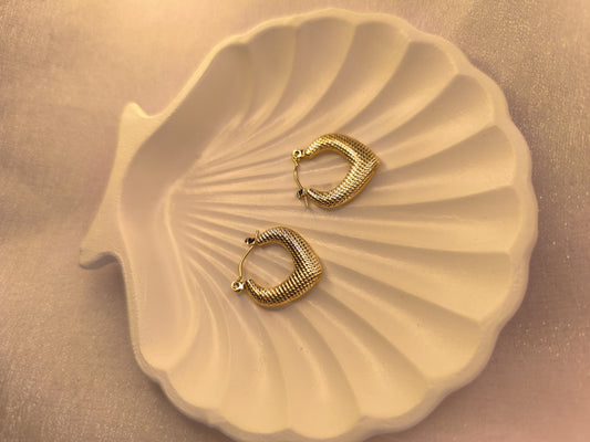 Cushion Chic Heart Hoops