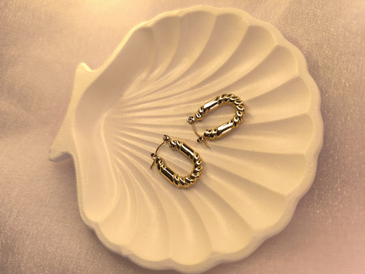 Bold Chain Hoops