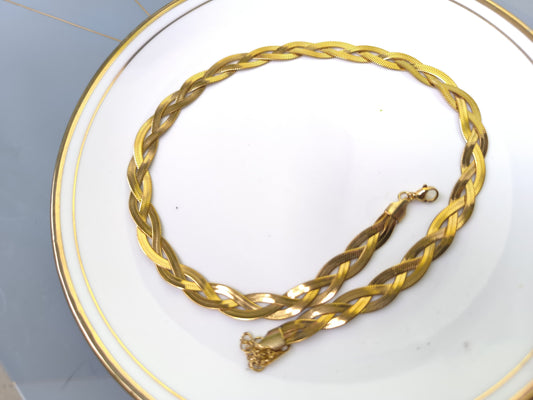 Three Braided Snake Necklace