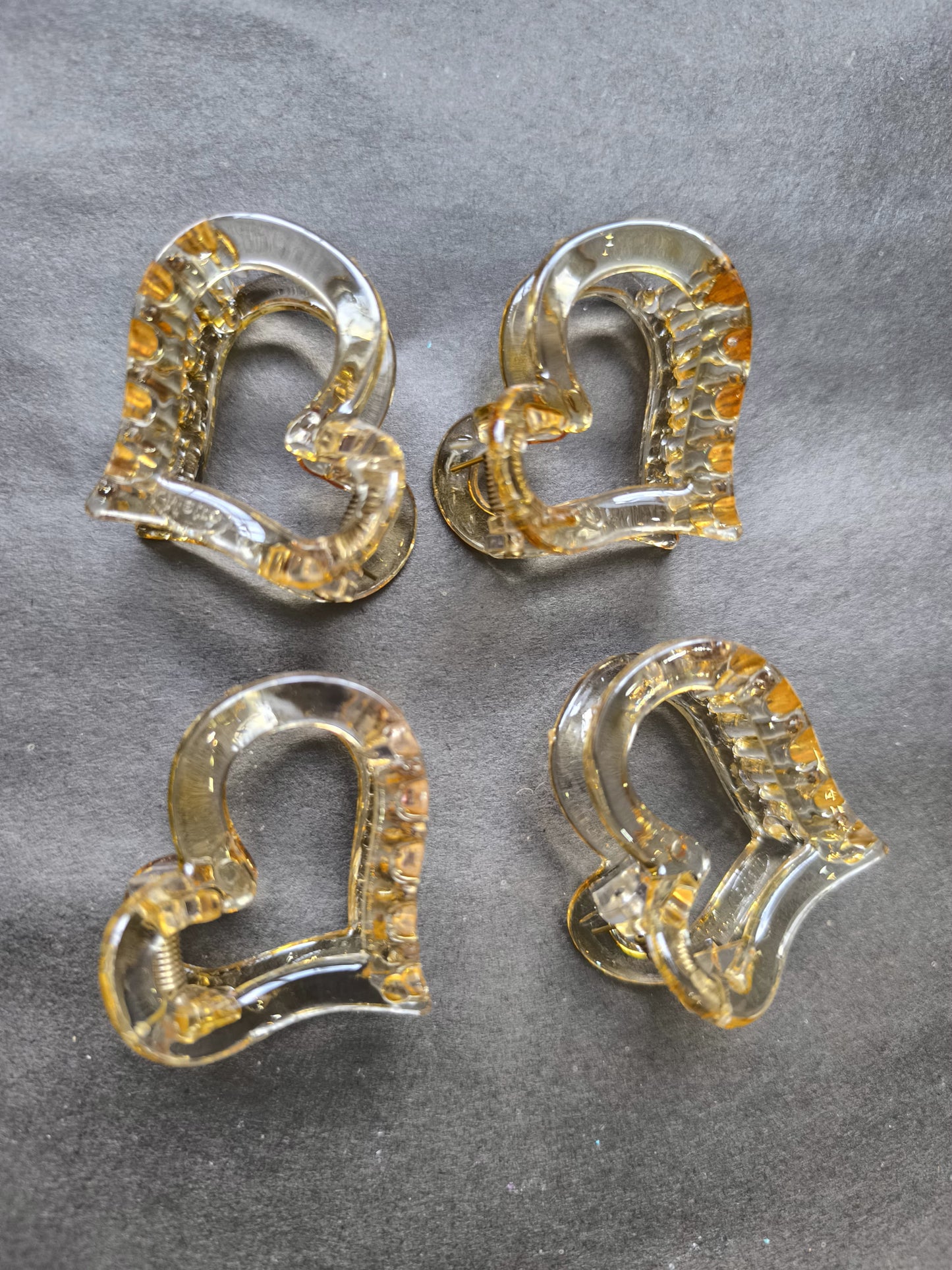 Crystal Heart Mini Clips – LoveLock Edition