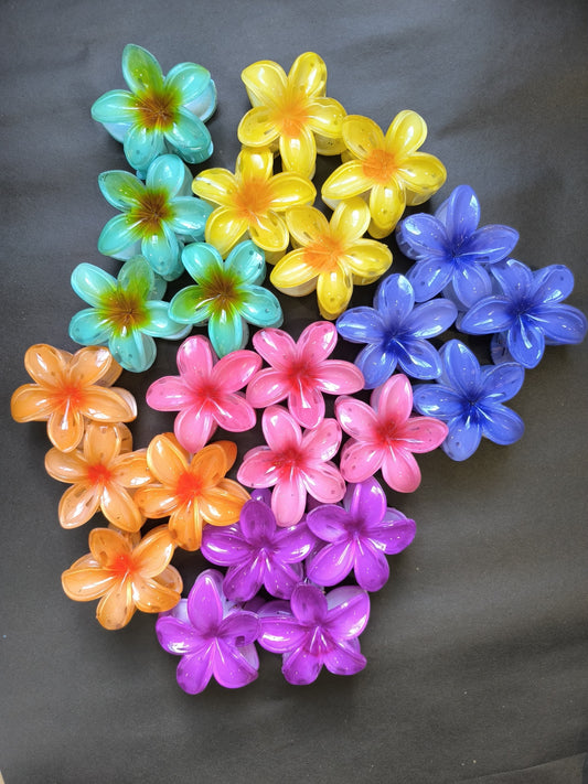 Tropical Bloom Claw Clips – Island Girl