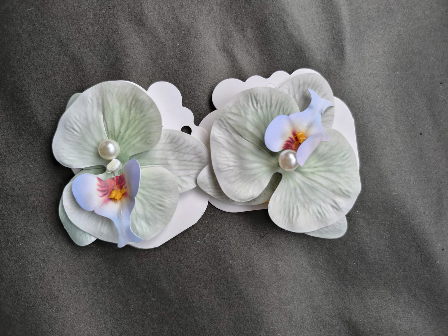 Orchid Flower Hair Clip
