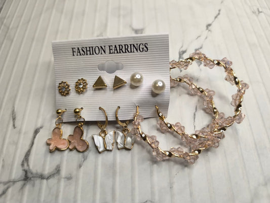 Pretty Summer Girl- 6 Earring Combo