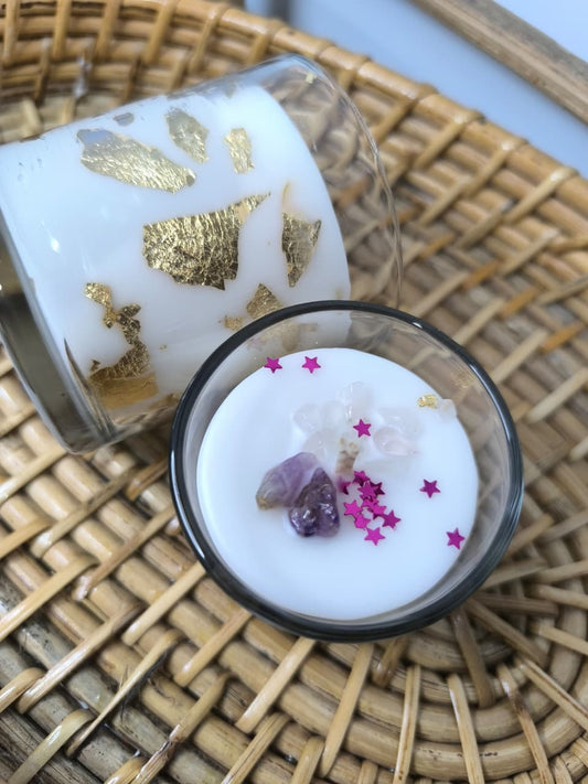 Golden Sparkle Jar Candle